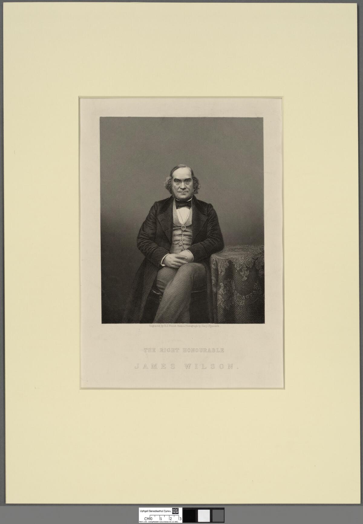 Portrait of James Wilson (1805-1860), founder of The Economist and first Finance Member of the Council of India