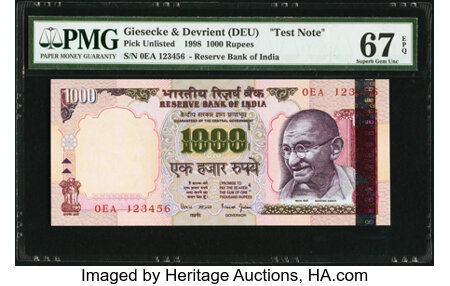 1000 Rupees
